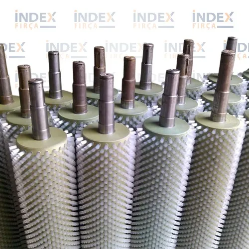 Beyaz Naylon Spiral Yıkama Silindir Fırçası